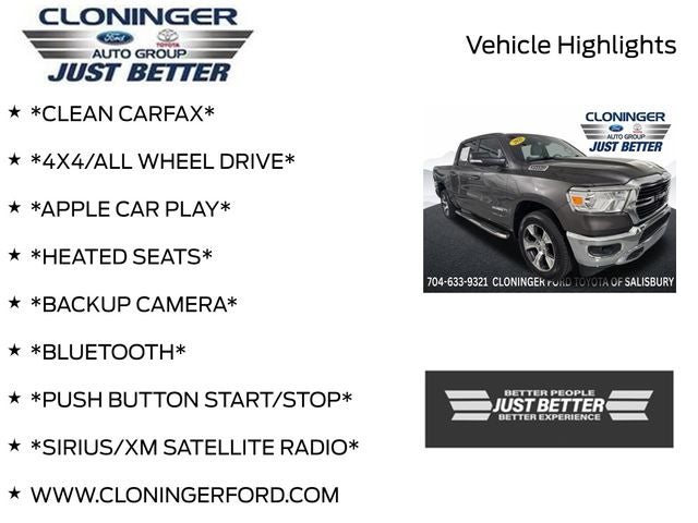2021 RAM 1500 Big Horn/Lone Star