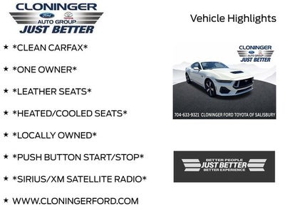 2025 Ford Mustang GT Premium 60th ANNIVERSARY