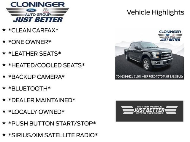 2016 Ford F-150 Lariat