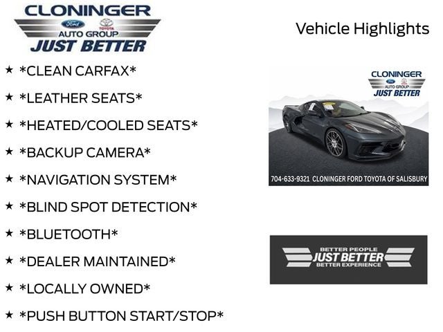 2020 Chevrolet Corvette Stingray 2LT