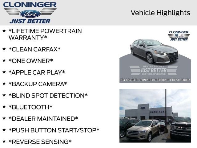 2024 Nissan Altima 2.5 SV