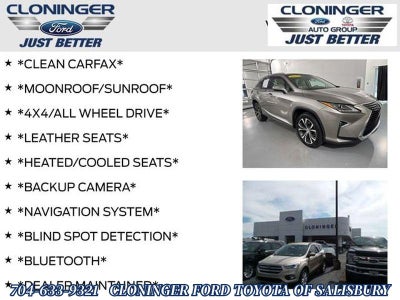 2017 Lexus RX 450h Base