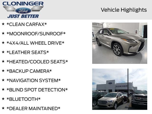 2017 Lexus RX 450h Base
