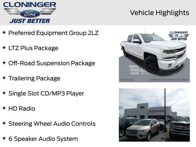 2017 Chevrolet Silverado 1500 LTZ 2LZ