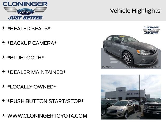 2016 Volkswagen Jetta 1.8T Sport