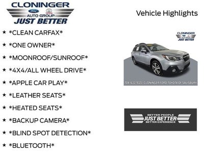 2018 Subaru Outback 2.5i Limited