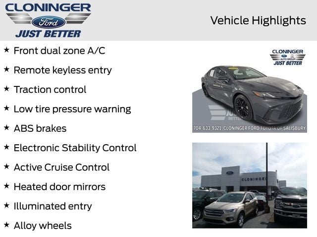 2025 Toyota Camry SE