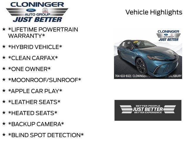 2025 Toyota Camry XSE