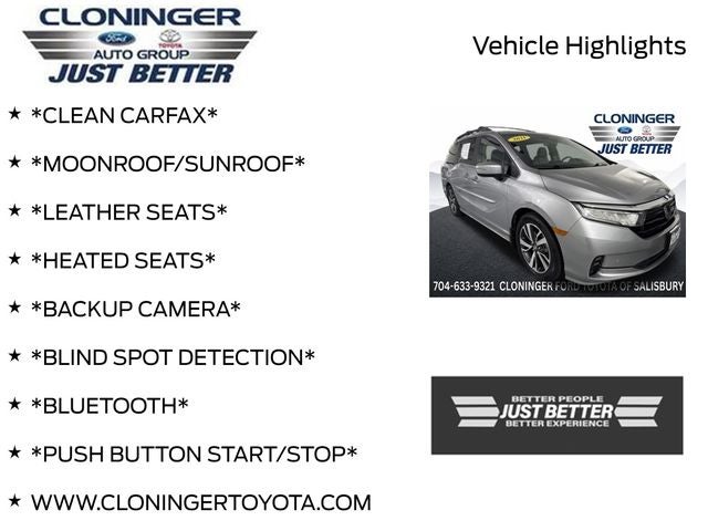 2021 Honda Odyssey Touring