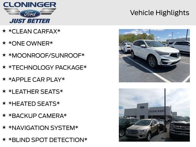 2019 Acura RDX Technology Package