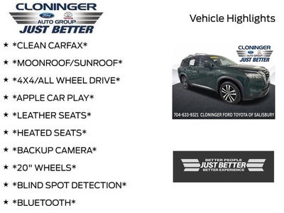 2023 Nissan Pathfinder Platinum