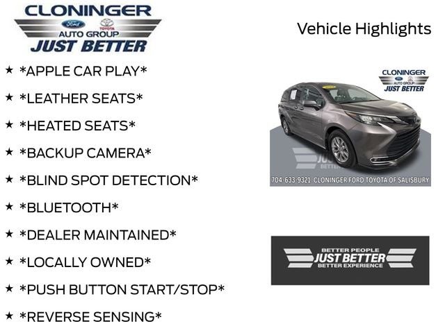2024 Toyota Sienna XLE 7 Passenger