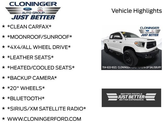 2019 Toyota Tundra Platinum 5.7L V8