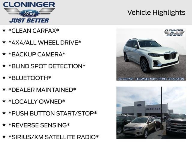 2021 BMW X7 xDrive40i