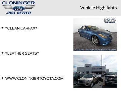 2011 INFINITI G37 Base