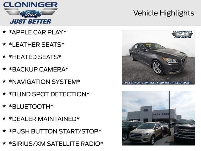 2020 Genesis G80 3.8L