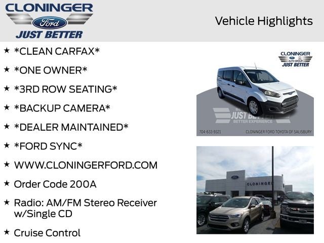 2016 Ford Transit Connect XL