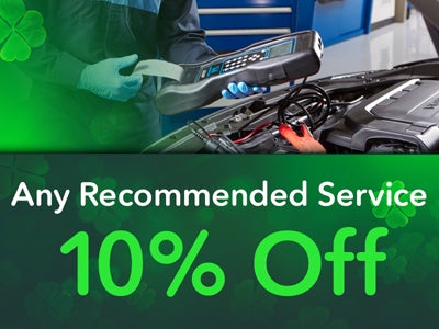 10% Off Any Recommended Service