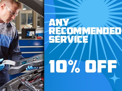 10% Off Any Recommended Service