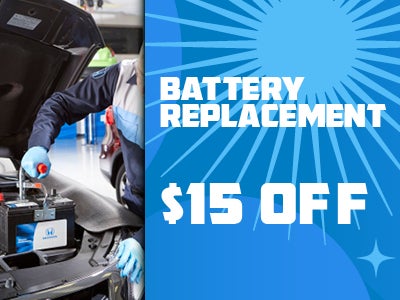 $15 Off Battery Replacement