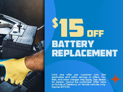 $15 Off Battery Replacement