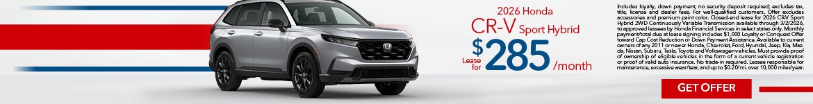 2026 CR-V 2WD Sport Hybrid